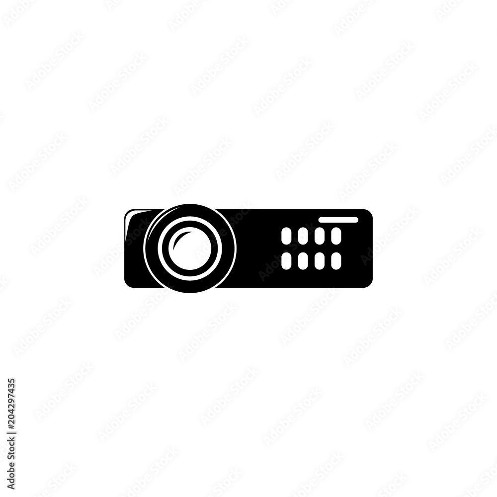 Aufkleber projector illustration. element of theter for mobile concept and web apps. detailed projector icon c