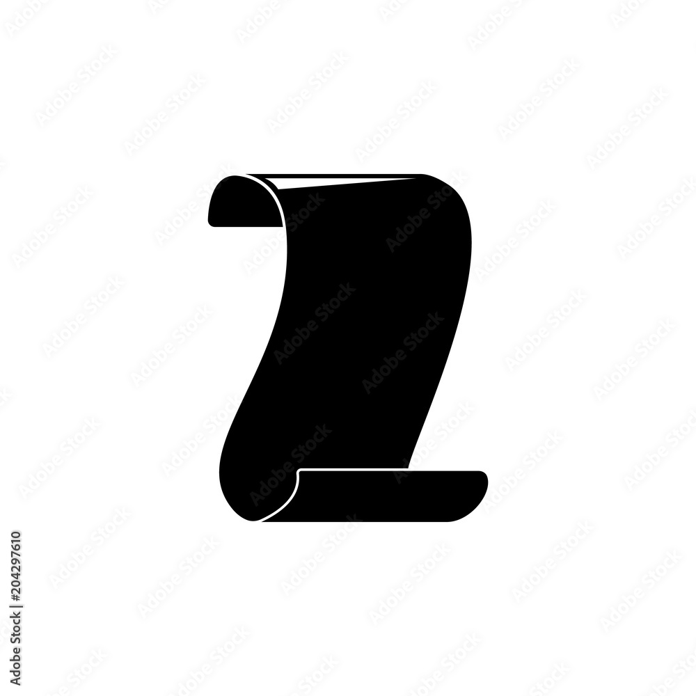 Poster script of cinema illustration. element of theter for mobile concept and web apps. detailed script of