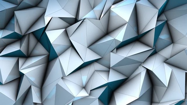 3D render graphic animation background low-poly futuristic