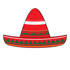 Traditional mexican hat