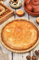 Taiwan's  traditional cake - Meat pasty   