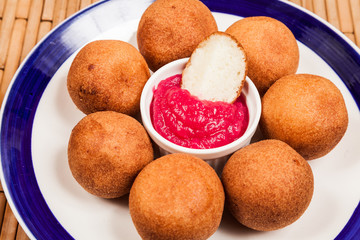 Buñuelos Colombian traditional food