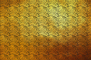 Seamless pattern on shiny golden texture background for print and design.