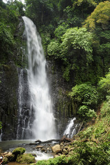 Fototapeta na wymiar Catarata Zamora is one of two impressive waterfalls in Los Chorros park in Costa Rica.