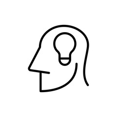 idea icon vector illustration