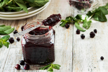 Blackberry and currant jam