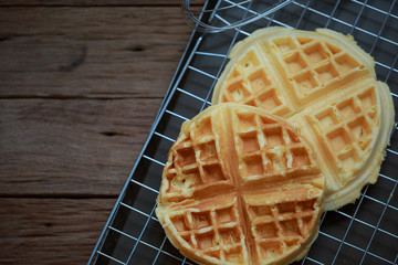 Homemade waffles