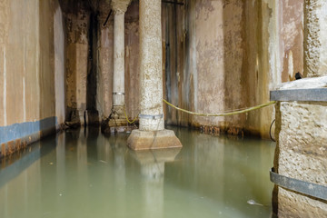 Basilica Cistern,an underground water reservoir in Istanbul