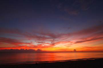 Beautiful sky on twilight time for background