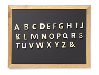 Obraz premium 黒板 A to Z