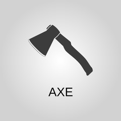 Axe icon. Axe symbol. Flat design. Stock - Vector illustration