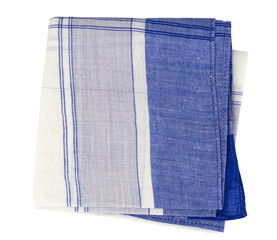 Top view of cotton handkerchief