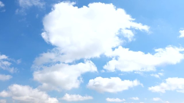 空と雲・タイムラプス・4k