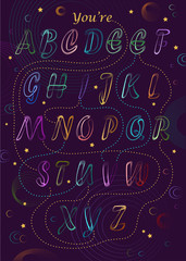 Encrypted romantic message - You are my Universe