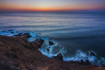 Obraz premium Palos Verdes Cliffs After Sunset