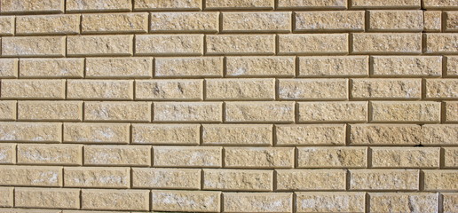 Decorative brick wall. Modern style 