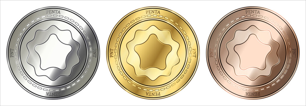  Penta (PNT) coin set.