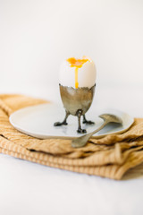 Perfect soft boiled egg for breakfast 