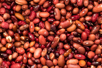 Pattern of red kidney beans