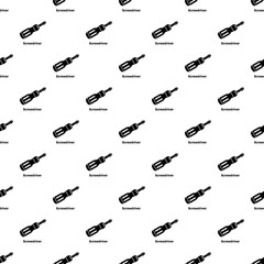 Screwdrive pattern vector seamless