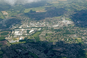 Bracknell, Berkshire - aerial view - 204327205