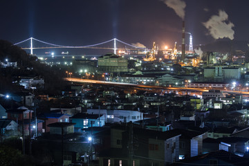 Fototapeta premium 室蘭市 夜景