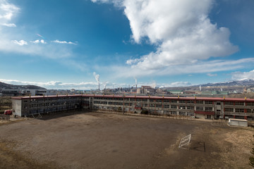 室蘭市の街並み