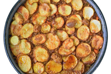 Closeup of moussaka