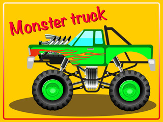 Cartoon Monster Truck.