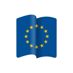 National Flag of EU. Flags of the World. Vector imge.
