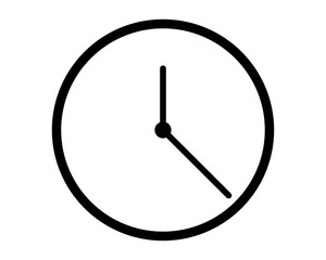 Clock vector pictogram 