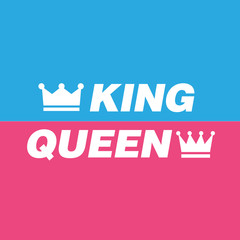 Concept of king and queen © esbeauda