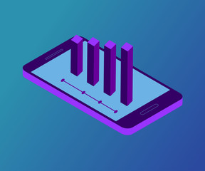 growth chart, smartphone or tablet 1