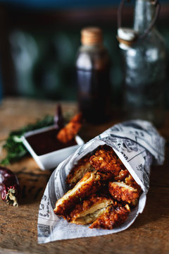 Spice chicken nuggets