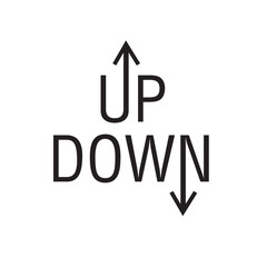 Concept of up and down