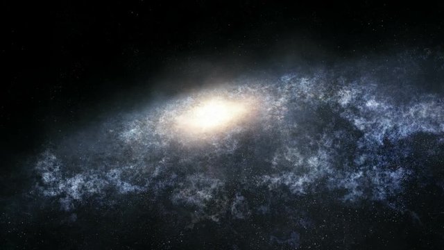 Loopable galaxy flyby