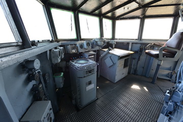 Inside the bridge of an American Destroyer.   © paulbriden