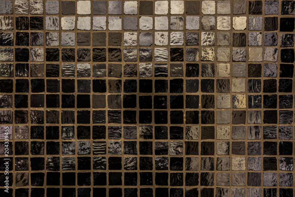 Canvas Prints black sparkles tiles background texture abstract