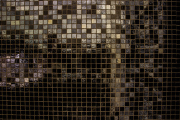 Black sparkles tiles background texture