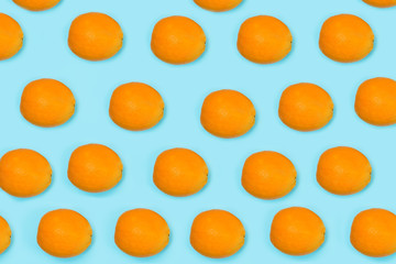 Summer citrus background, view above