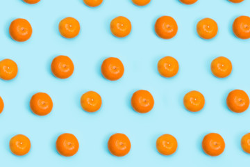 Summer citrus background, view above