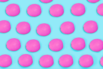 Summer citrus background, view above