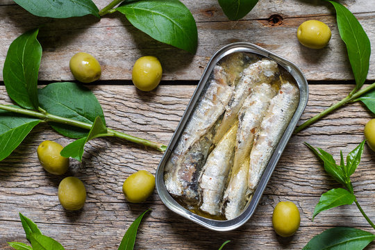 Tin Of Sardines In Olive Oil