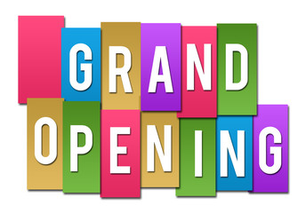 Grand Opening Colorful Stripes Group 