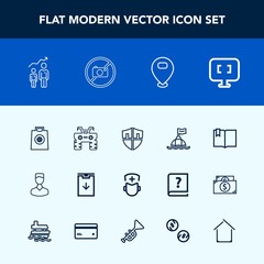 Modern, simple vector icon set with profile, growth, atv, open, gift, surgeon, security, wheel, fashion, internet, dirt, extreme, web, protection, personal, protect, shield, avatar, computer, pc icons