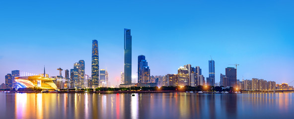 Fototapeta na wymiar Guangzhou city skyline