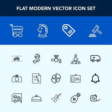 Modern, simple vector icon set with medical, lawyer, water, photography, cycle, courthouse, shuttle, shipping, faucet, buy, file, market, tag, wheel, ambulance, emergency, rocket, chart, graph icons