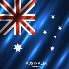 National Australia flag background