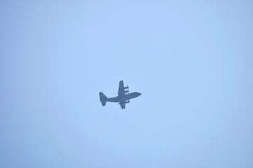 military cargo aircraft of the self-defense forces / 超望遠で見る自衛隊の輸送機(hyper zoom)