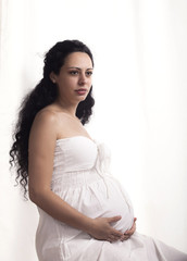 Portrait of a pregnant woman